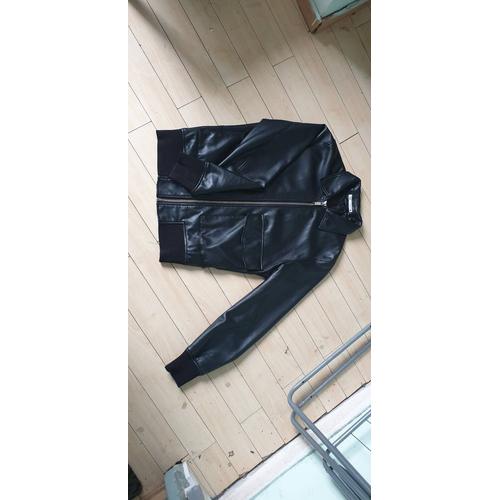 Veste en cuir zara femme hot sale